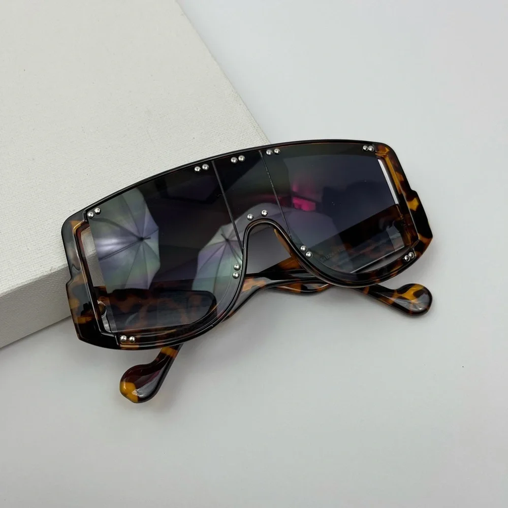 Oversized Flat Top Sunglasses